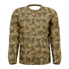 Operation Desert Cat Camouflage Catmouflage Men s Long Sleeve Tee by PodArtist