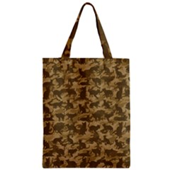 Operation Desert Cat Camouflage Catmouflage Zipper Classic Tote Bag by PodArtist