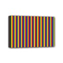 Vertical Gay Pride Rainbow Flag Pin Stripes Mini Canvas 6  x 4  View1