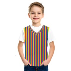 Vertical Gay Pride Rainbow Flag Pin Stripes Kids  Sportswear