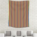 Vertical Gay Pride Rainbow Flag Pin Stripes Medium Tapestry View2