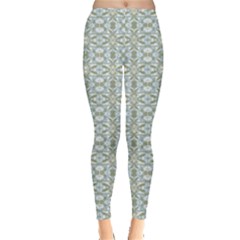 Vintage Ornate Pattern Leggings  by dflcprints