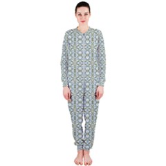 Vintage Ornate Pattern Onepiece Jumpsuit (ladies)  by dflcprints