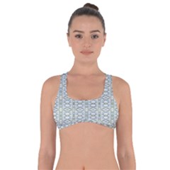 Vintage Ornate Pattern Got No Strings Sports Bra by dflcprints