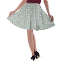 Vintage Ornate Pattern A-line Skater Skirt View2