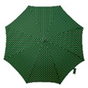 Irish Flag Green White Orange on Green St. Patrick s Day Ireland Hook Handle Umbrellas (Medium) View1