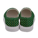 Irish Flag Green White Orange on Green St. Patrick s Day Ireland Women s Canvas Slip Ons View4