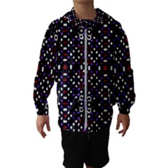 Futuristic Geometric Pattern Hooded Wind Breaker (kids) by dflcprints