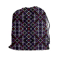 Futuristic Geometric Pattern Drawstring Pouches (xxl) by dflcprints