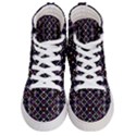 Futuristic Geometric Pattern Men s Hi-Top Skate Sneakers View1