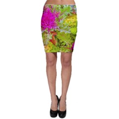 Colored Plants Photo Bodycon Skirt by dflcprints