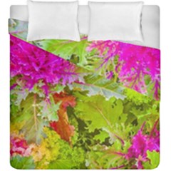 Colored Plants Photo Duvet Cover Double Side (king Size) by dflcprints