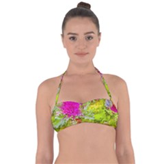 Colored Plants Photo Halter Bandeau Bikini Top by dflcprints