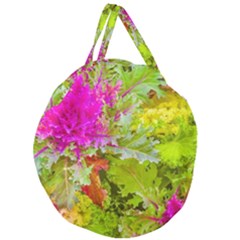 Colored Plants Photo Giant Round Zipper Tote by dflcprints