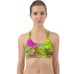 Colored Plants Photo Back Web Sports Bra by dflcprints