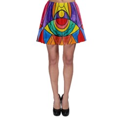 Arcturian Insight Grid - Skater Skirt