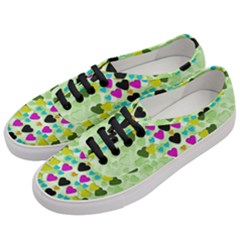 Summer Time In Lovely Hearts Women s Classic Low Top Sneakers by pepitasart