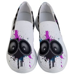 Music Speaker In Grungy Art 1394 1262 Women s Lightweight Slip Ons