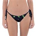 Dark Splatter Abstract Reversible Bikini Bottom View1