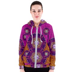 Viva Summer Time In Fauna Women s Zipper Hoodie