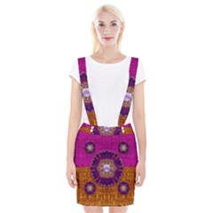 Viva Summer Time In Fauna Braces Suspender Skirt