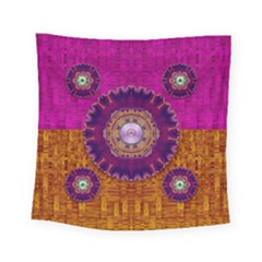 Viva Summer Time In Fauna Square Tapestry (Small)