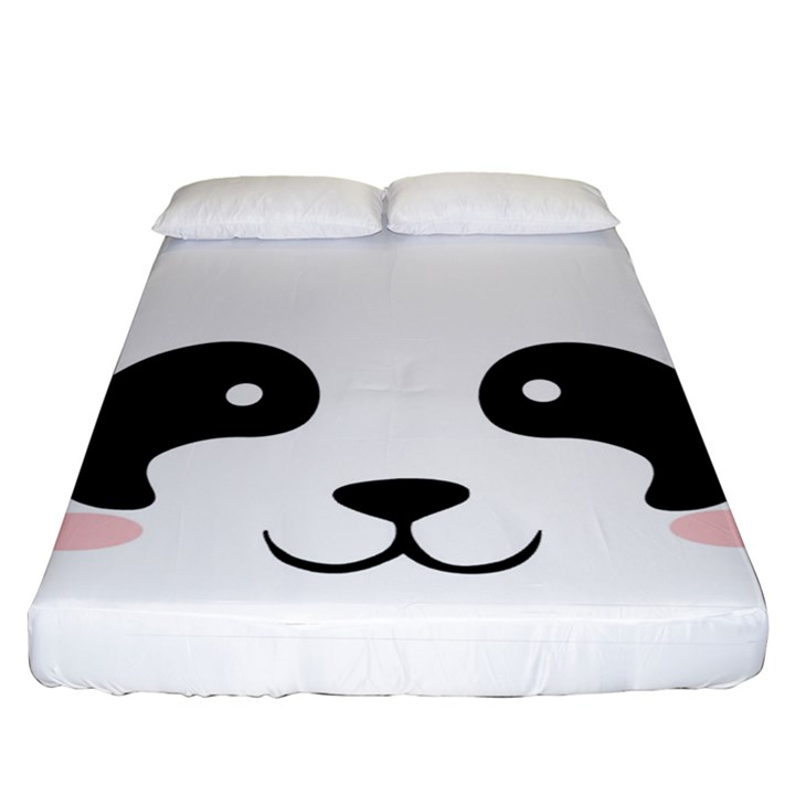 Panda  Fitted Sheet (Queen Size)