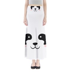 Panda  Full Length Maxi Skirt by Valentinaart