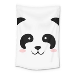 Panda  Small Tapestry by Valentinaart