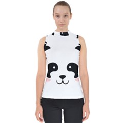 Panda  Shell Top by Valentinaart