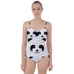 Panda  Sweetheart Tankini Set by Valentinaart