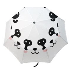 Panda  Folding Umbrellas by Valentinaart