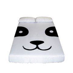 Panda  Fitted Sheet (full/ Double Size) by Valentinaart