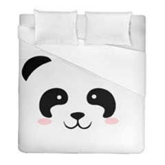 Panda  Duvet Cover (full/ Double Size) by Valentinaart