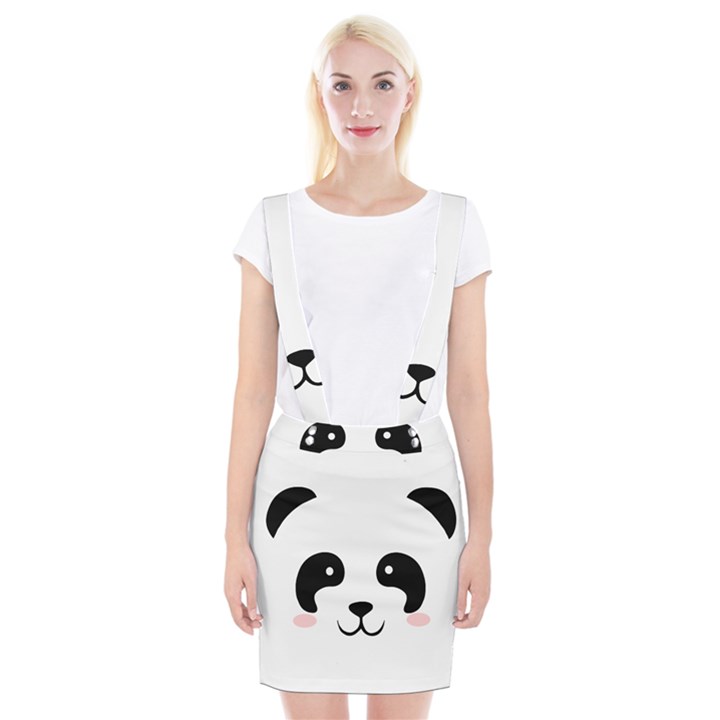 Panda  Braces Suspender Skirt