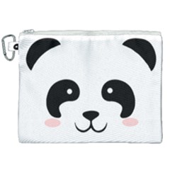 Panda  Canvas Cosmetic Bag (xxl)