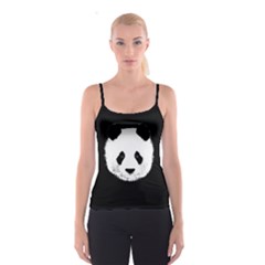 Panda  Spaghetti Strap Top by Valentinaart