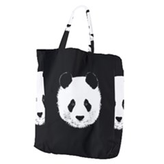 Panda  Giant Grocery Zipper Tote by Valentinaart