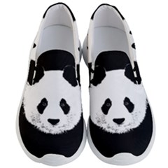 Panda  Men s Lightweight Slip Ons by Valentinaart