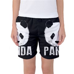 Panda  Women s Basketball Shorts by Valentinaart