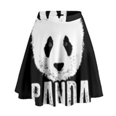 Panda  High Waist Skirt by Valentinaart