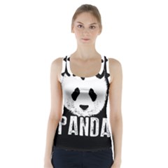 Panda  Racer Back Sports Top by Valentinaart