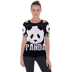 Panda  Short Sleeve Top by Valentinaart