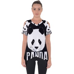 Panda  Cut Out Side Drop Tee