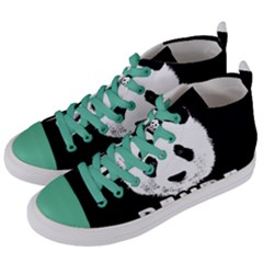 Panda  Women s Mid-top Canvas Sneakers