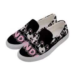 Panda  Women s Canvas Slip Ons by Valentinaart