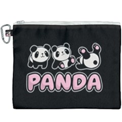 Panda  Canvas Cosmetic Bag (xxxl)