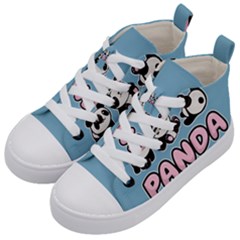 Panda  Kid s Mid-top Canvas Sneakers