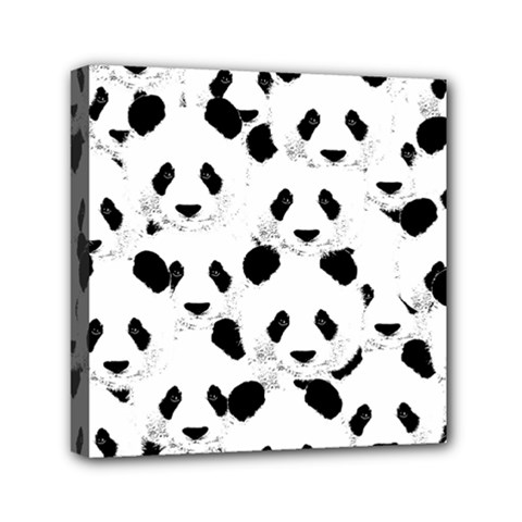 Panda Pattern Canvas Travel Bag by Valentinaart