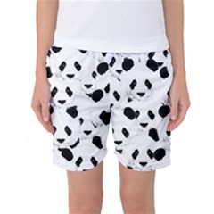 Panda Pattern Women s Basketball Shorts by Valentinaart